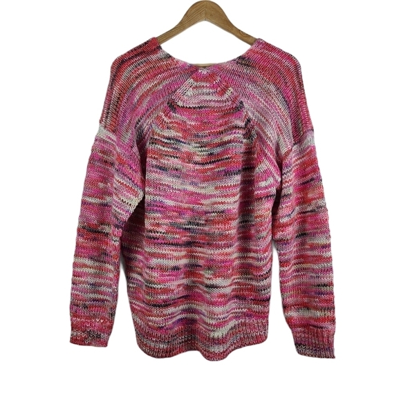 New Lou & Grey By Loft Spacedye Sweater Pullover - Picture 2 of 6